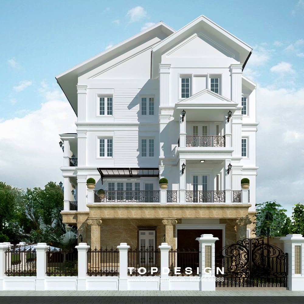 Xây dựng nhà trọn gói TOPDESIGN-Thiết-kế-kiến-trúc-biệt-thự-Xuân-Phương-02