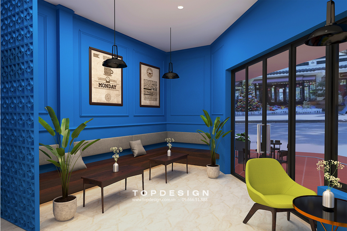 TOPDESIGN_Thiết kế nội thất quán cafe Blue Cafe_02