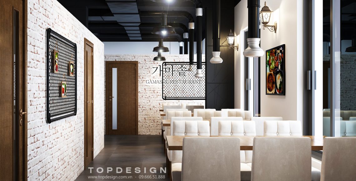 TOPDESIGN_Thiết kế và thi công nội thất nhà hàng Hàn Quốc Gamasol_01