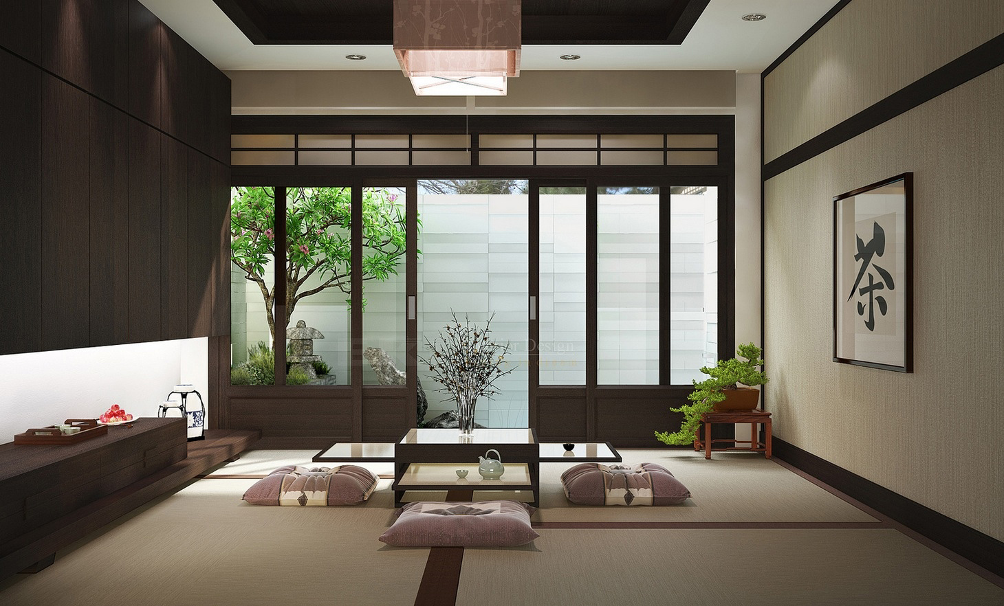 thiết kế nội thất phong cách Zen Thiền