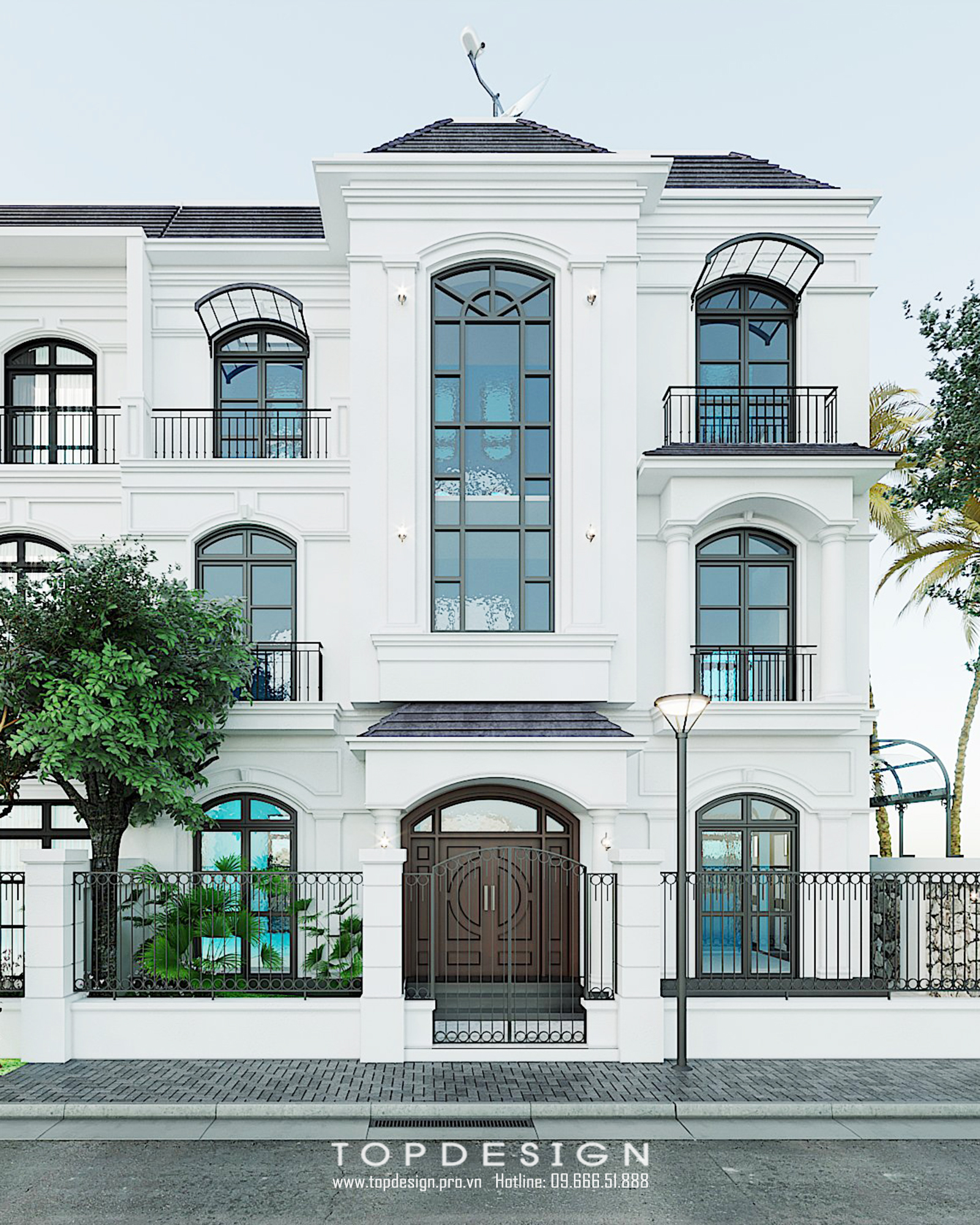 Thiết kế kiến trúc và nội thất biệt thự Vinhomes Imperia Hải Phòng