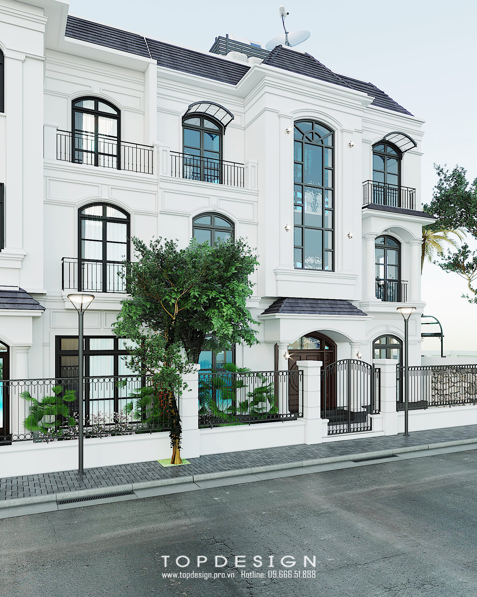 Thiết kế kiến trúc và nội thất biệt thự Vinhomes Imperia Hải Phòng