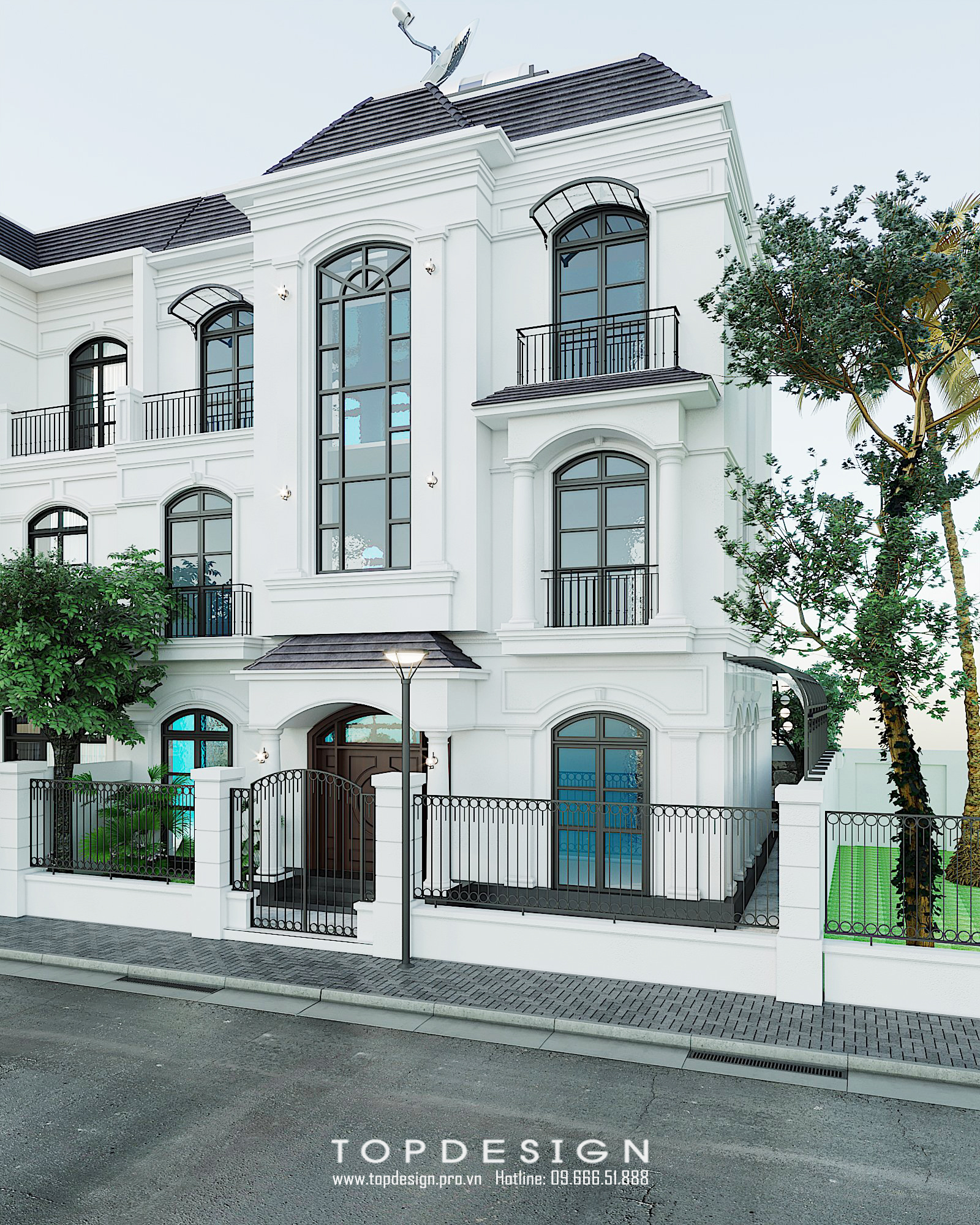 Thiết kế kiến trúc và nội thất biệt thự Vinhomes Imperia Hải Phòng