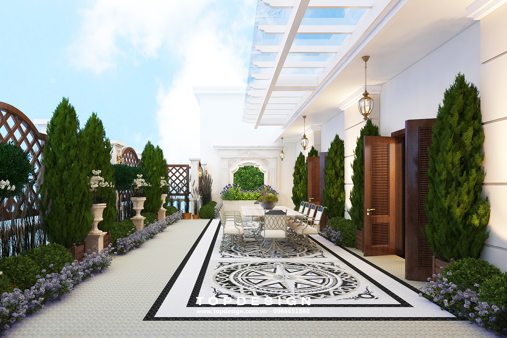 Thiết kế Penthouse tại Bắc Ninh 14