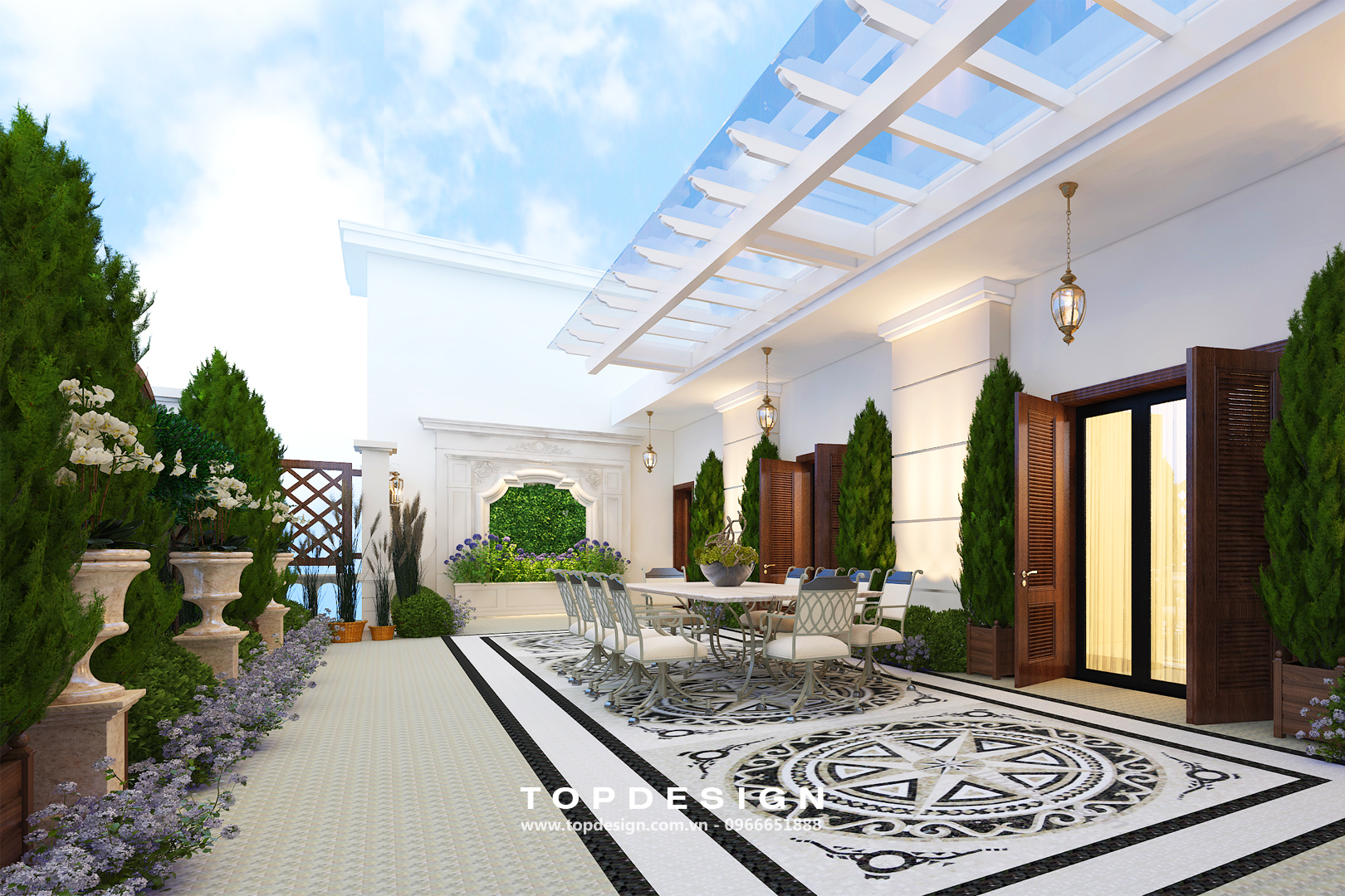 Thiết kế Penthouse tại Bắc Ninh 15