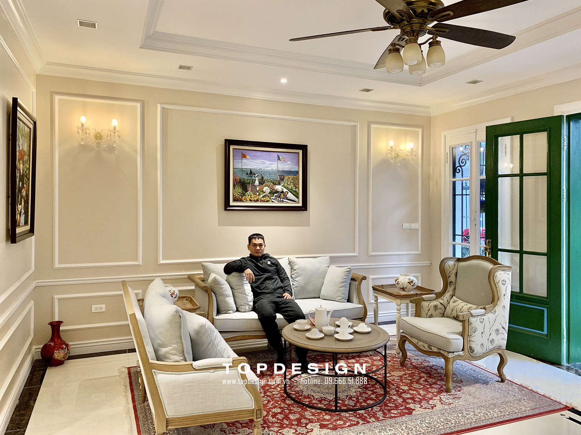 Thi công nội thất nhà Phố Lạc Long Quân 6