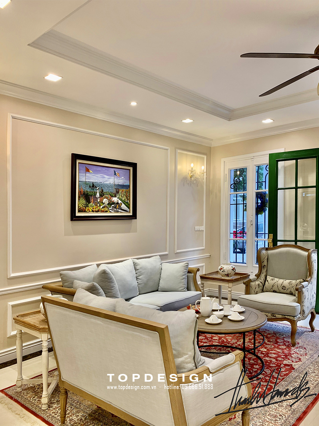 Thi công nội thất nhà Phố Lạc Long Quân 6