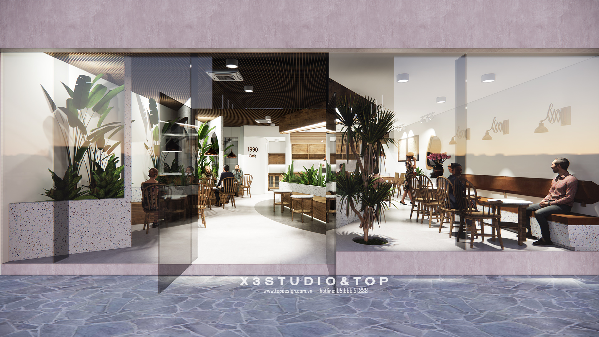 TOPDESIGN_Thiết kế nội thất quán cafe_1990_Hoang Huy Tower_07