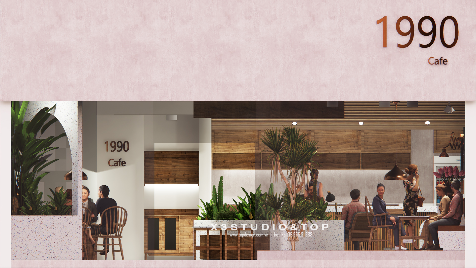 TOPDESIGN_Thiết kế nội thất quán cafe_1990_Hoang Huy Tower_MD