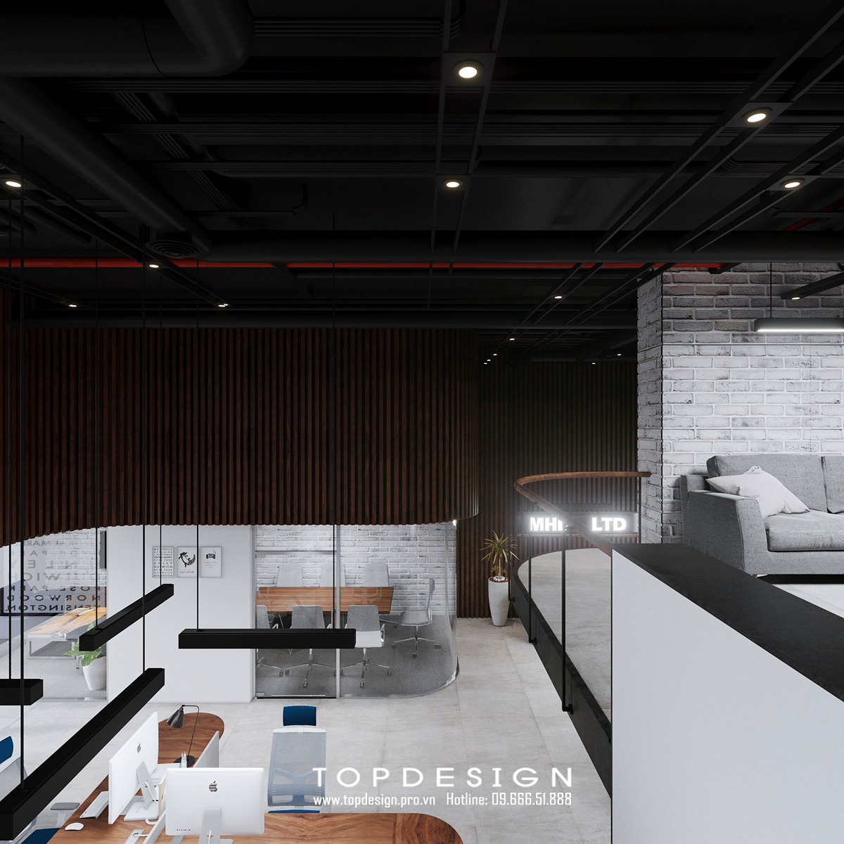TOPDESIGN_Thiết kế nội thất văn phòng MHD_19