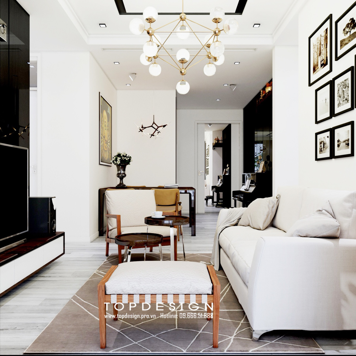 TOPdesign_Thiết kế nội thất Chung cư Vinhomes Greenbay_Căn 2 ngủ_04