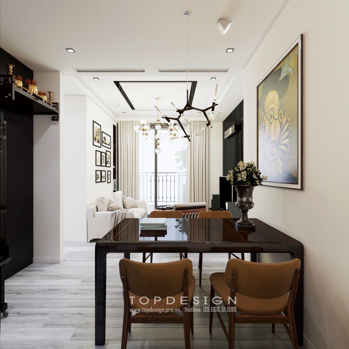 TOPdesign_Thiết kế nội thất Chung cư Vinhomes Greenbay_Căn 2 ngủ_05