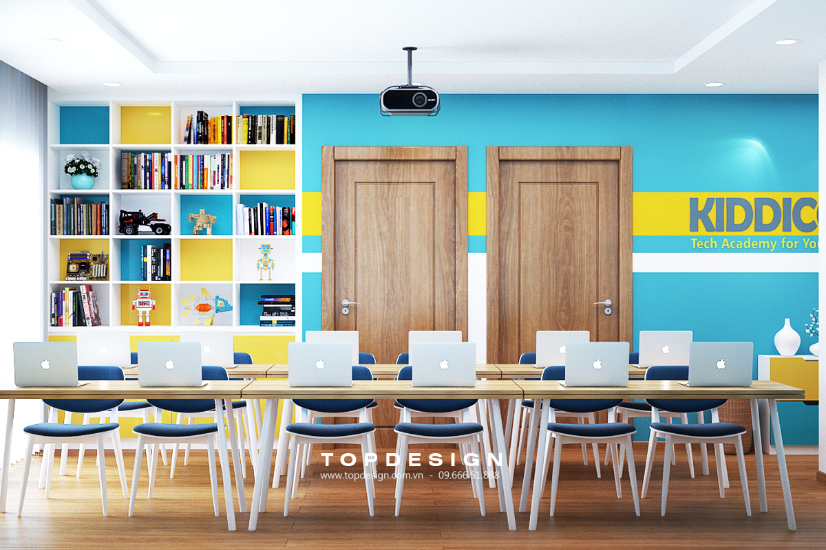 Thiết kế nội thất Học Viện KIDDICODE Academy_02