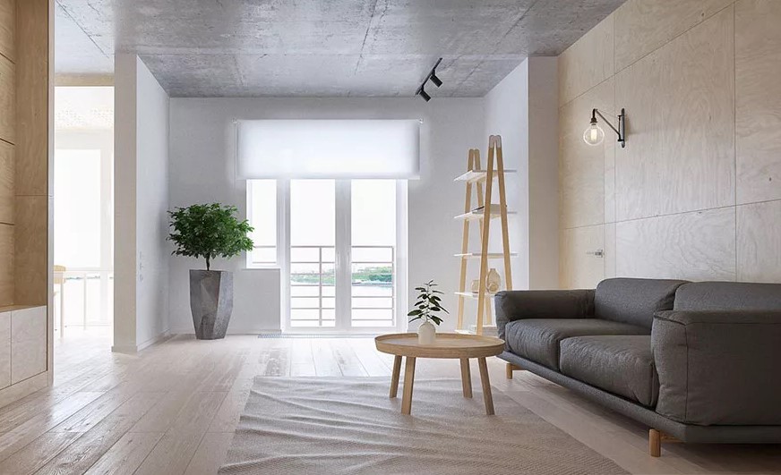 Thiết kế nội thất chung cư tối giản - TOPdesign