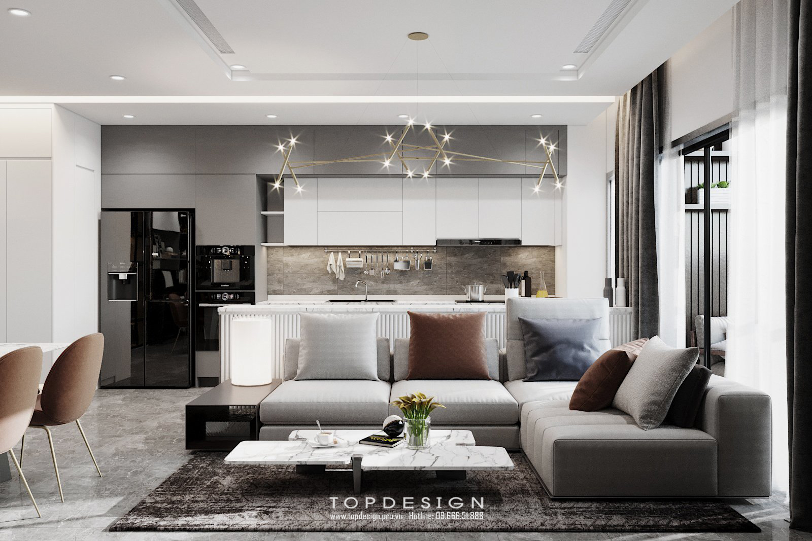 Thiết kế thi công nội thất Vinhomes Metropolis_M3_00