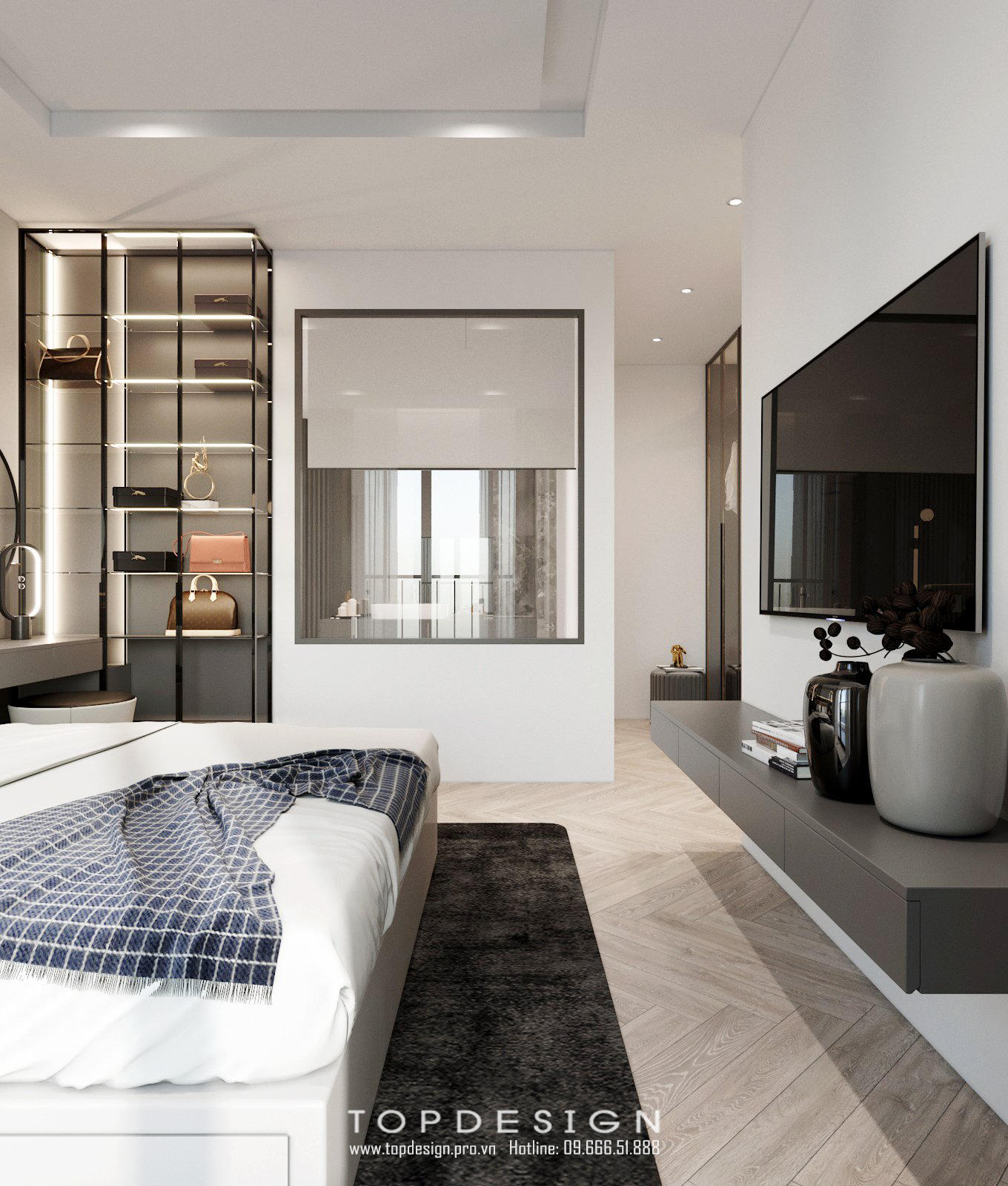 Thiết kế thi công nội thất Vinhomes Metropolis_M3_17