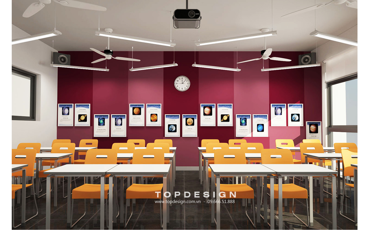 Thiết kế nội thất trường Phổ thông liên cấp Alfred Nobel School 