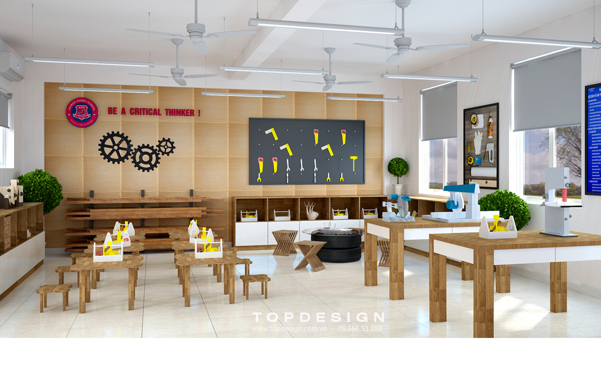 Thiết kế nội thất trường Phổ thông liên cấp Alfred Nobel School 