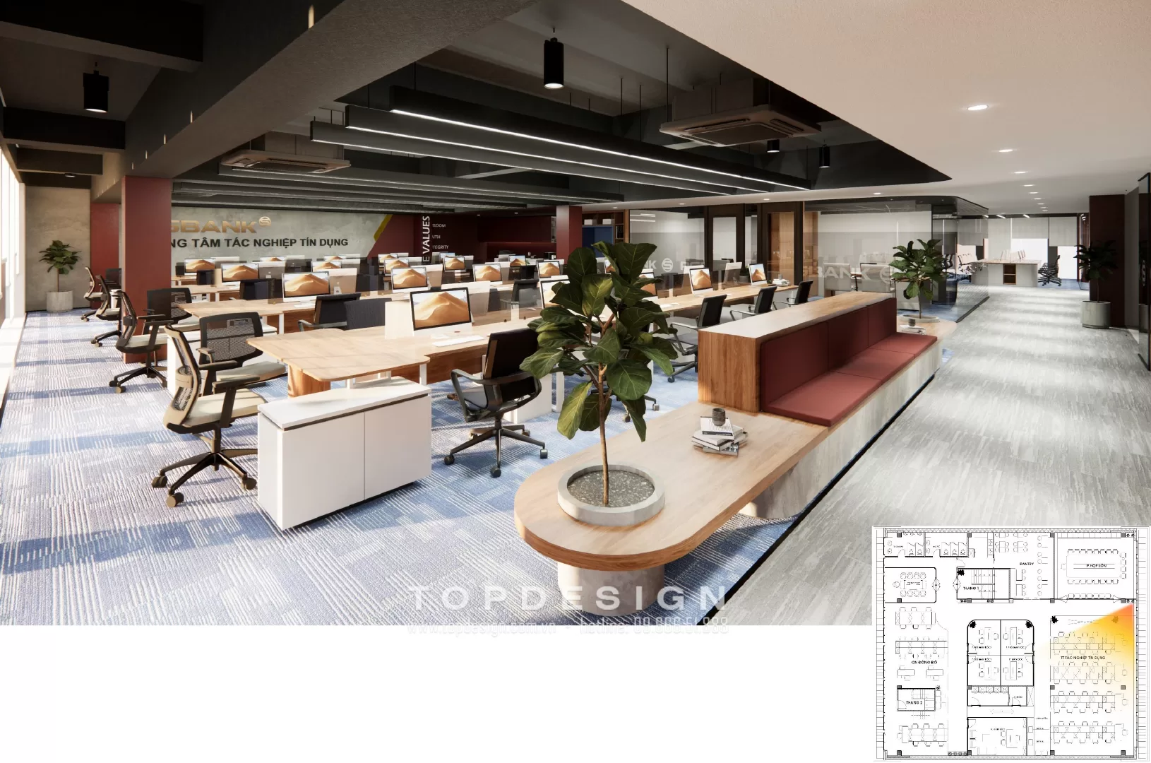 Thiết kế văn phòng - TOPDESIGN - 17