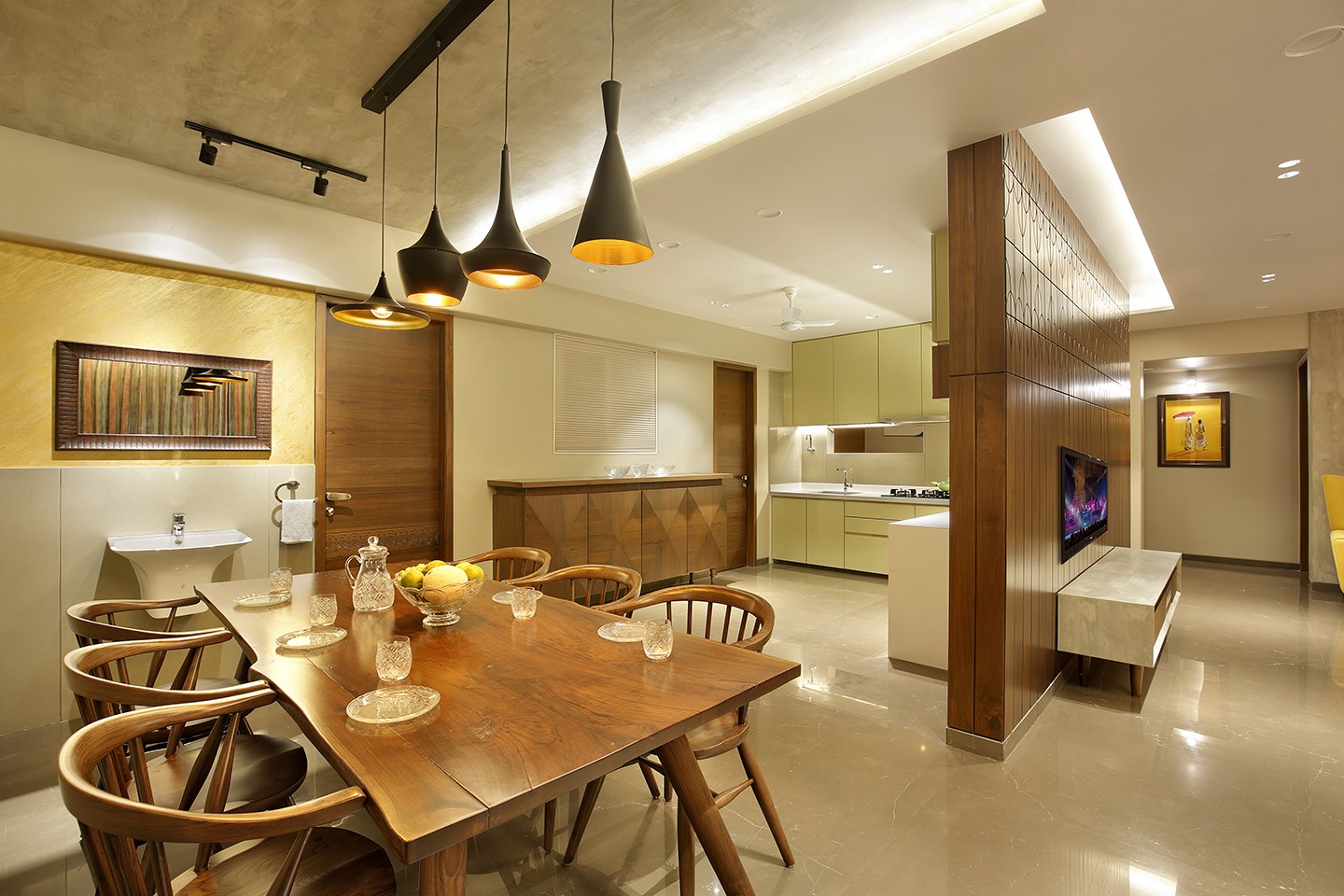 Thiết kế nội thất chung cư - Wood Art House | Space Plus