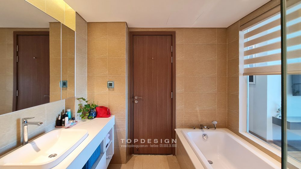 thiết kế phòng tắm căn hộ cao cấp Vinhomes