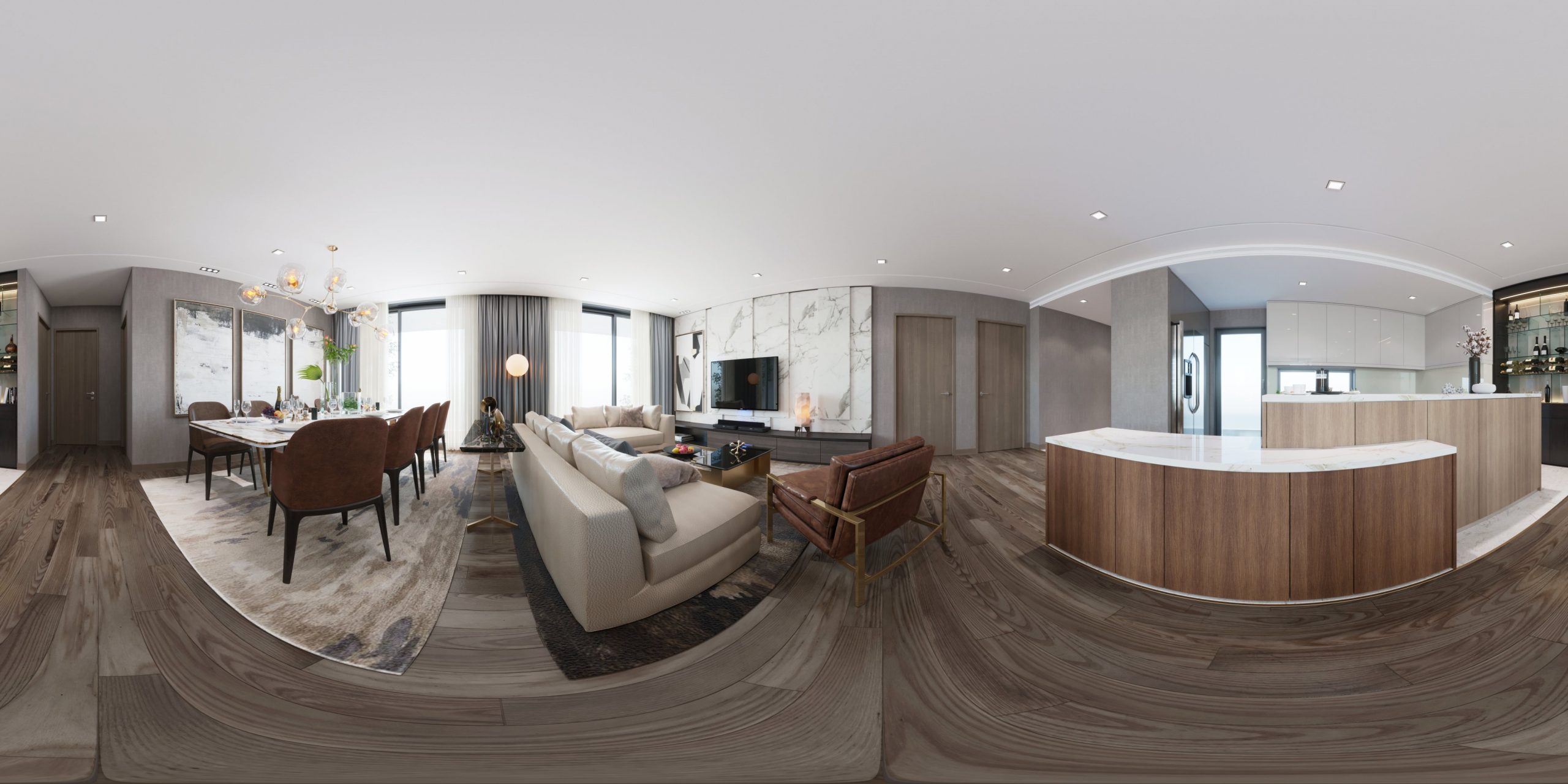 Thiết kế nội thất căn hộ cao cấp The Zei 9