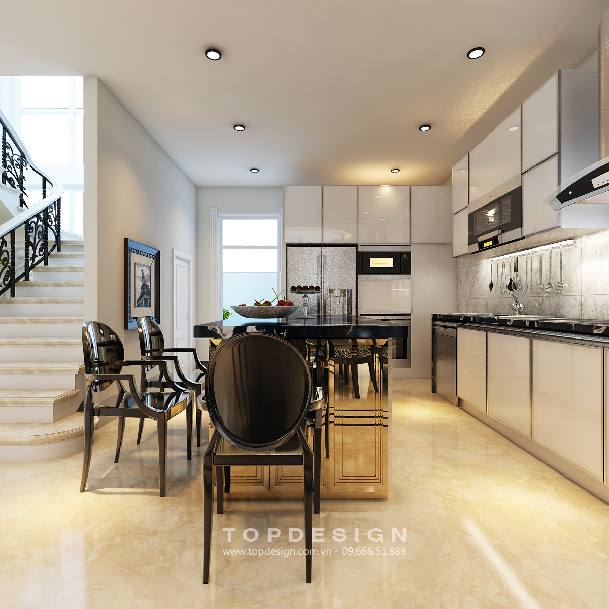 mẫu nội thất biệt thự đẹp 13