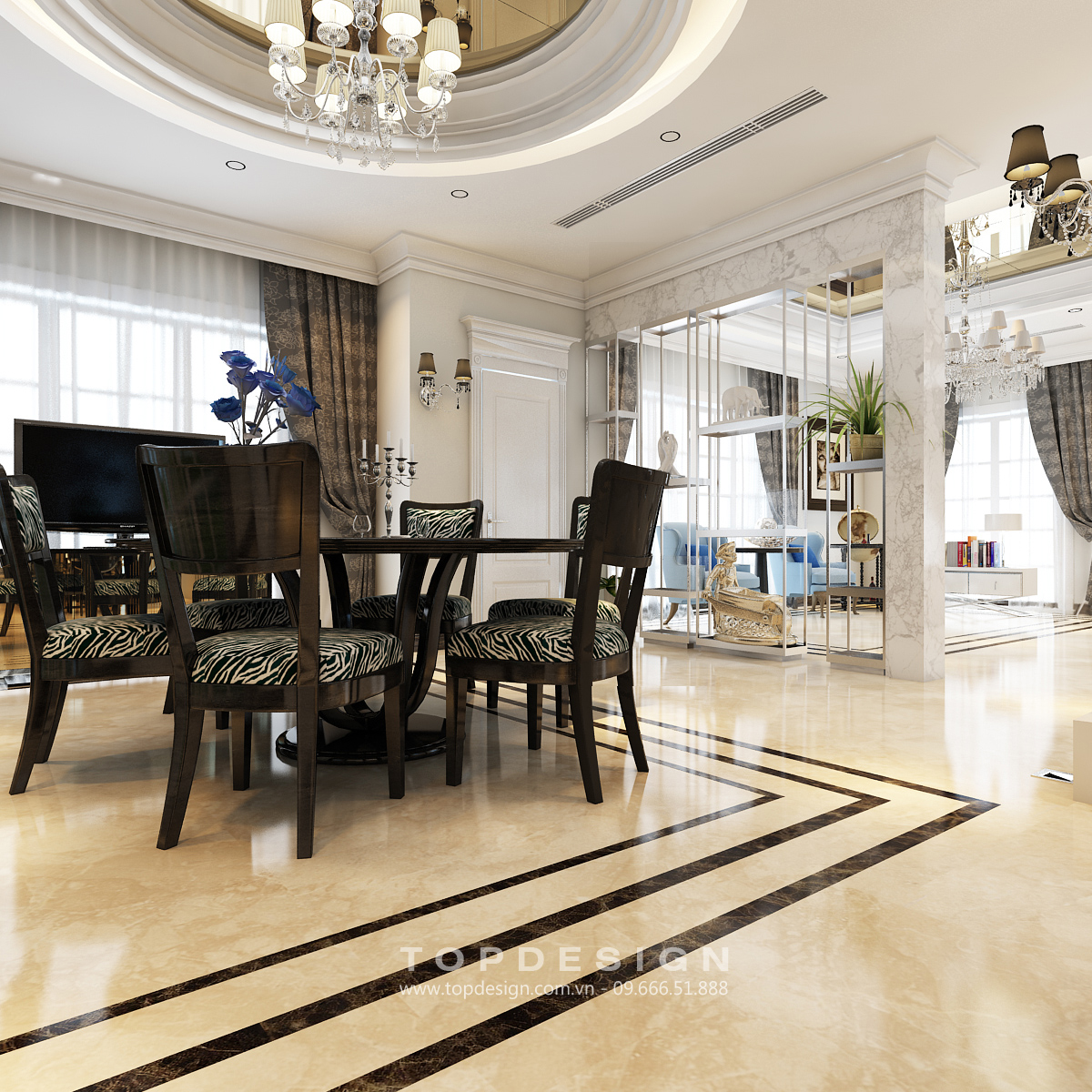 mẫu nội thất biệt thự đẹp 15