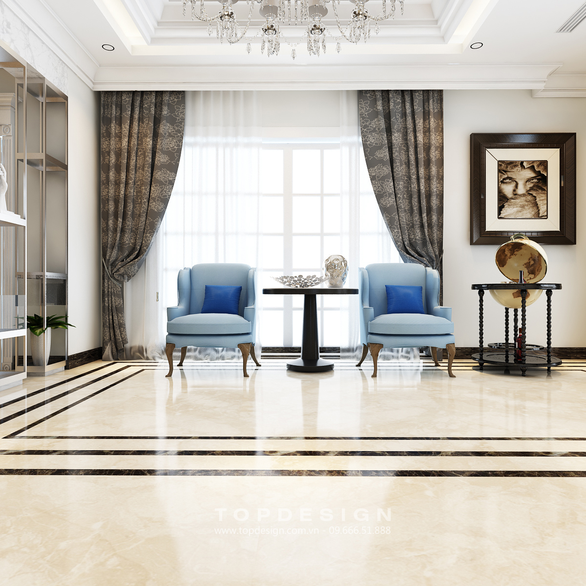 mẫu nội thất biệt thự đẹp 16