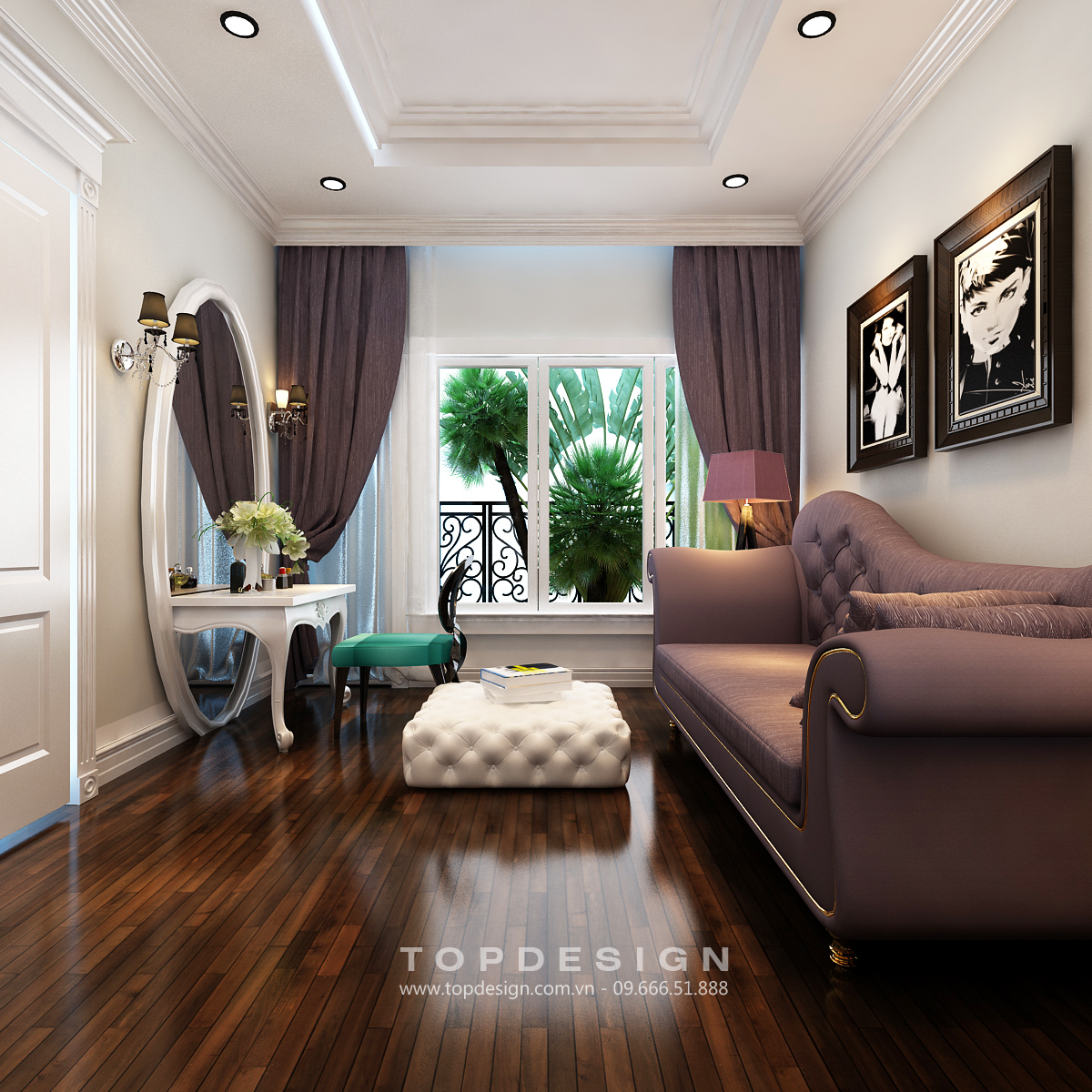 mẫu nội thất biệt thự đẹp 19