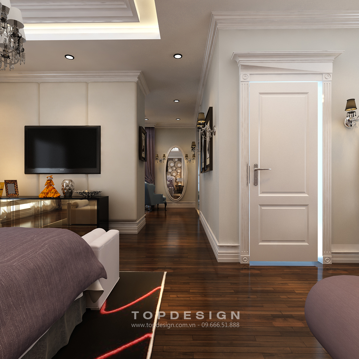 mẫu nội thất biệt thự đẹp 110