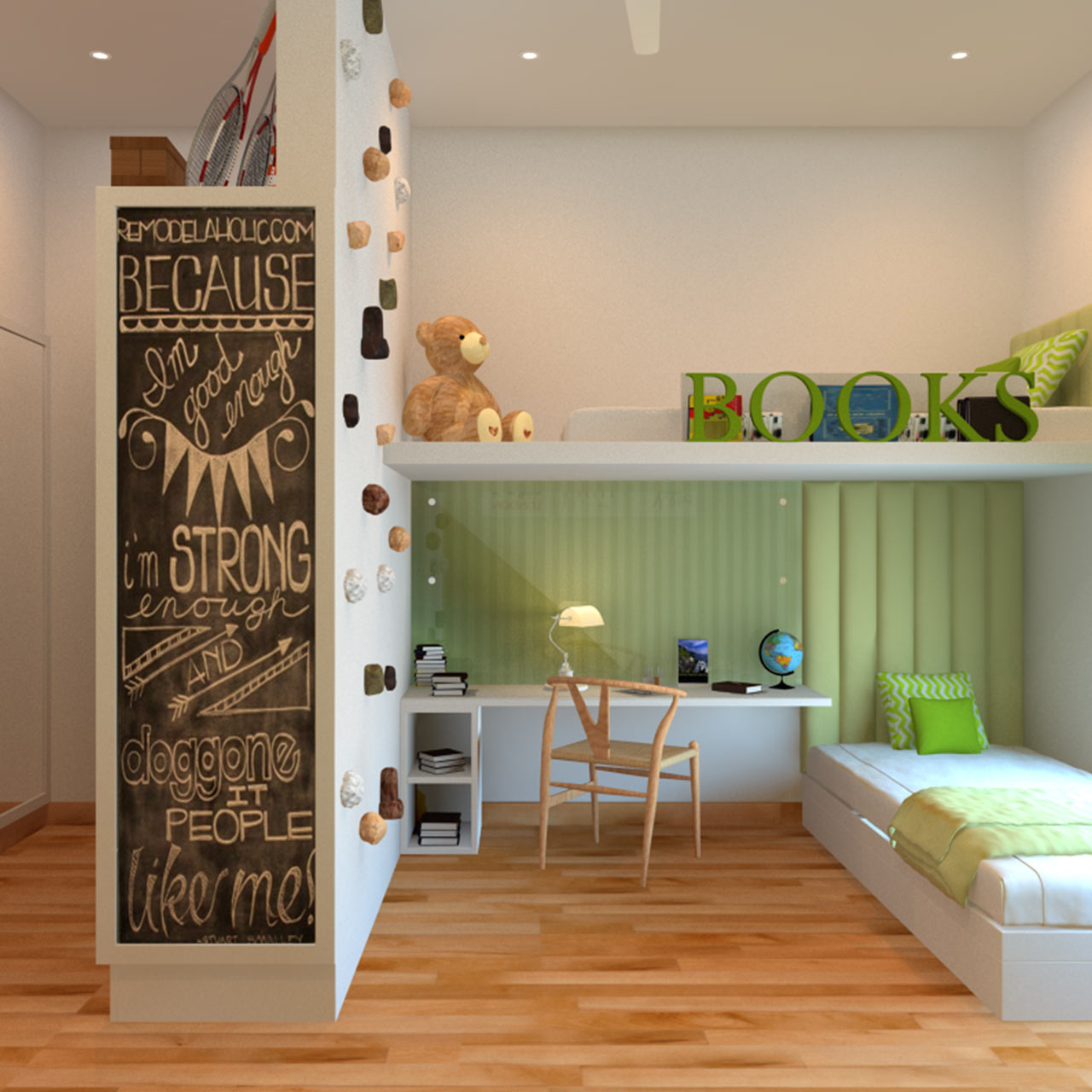 3. Tạo không gian hoạt động cho trẻ khi thiết kế phòng ngủ trẻ em