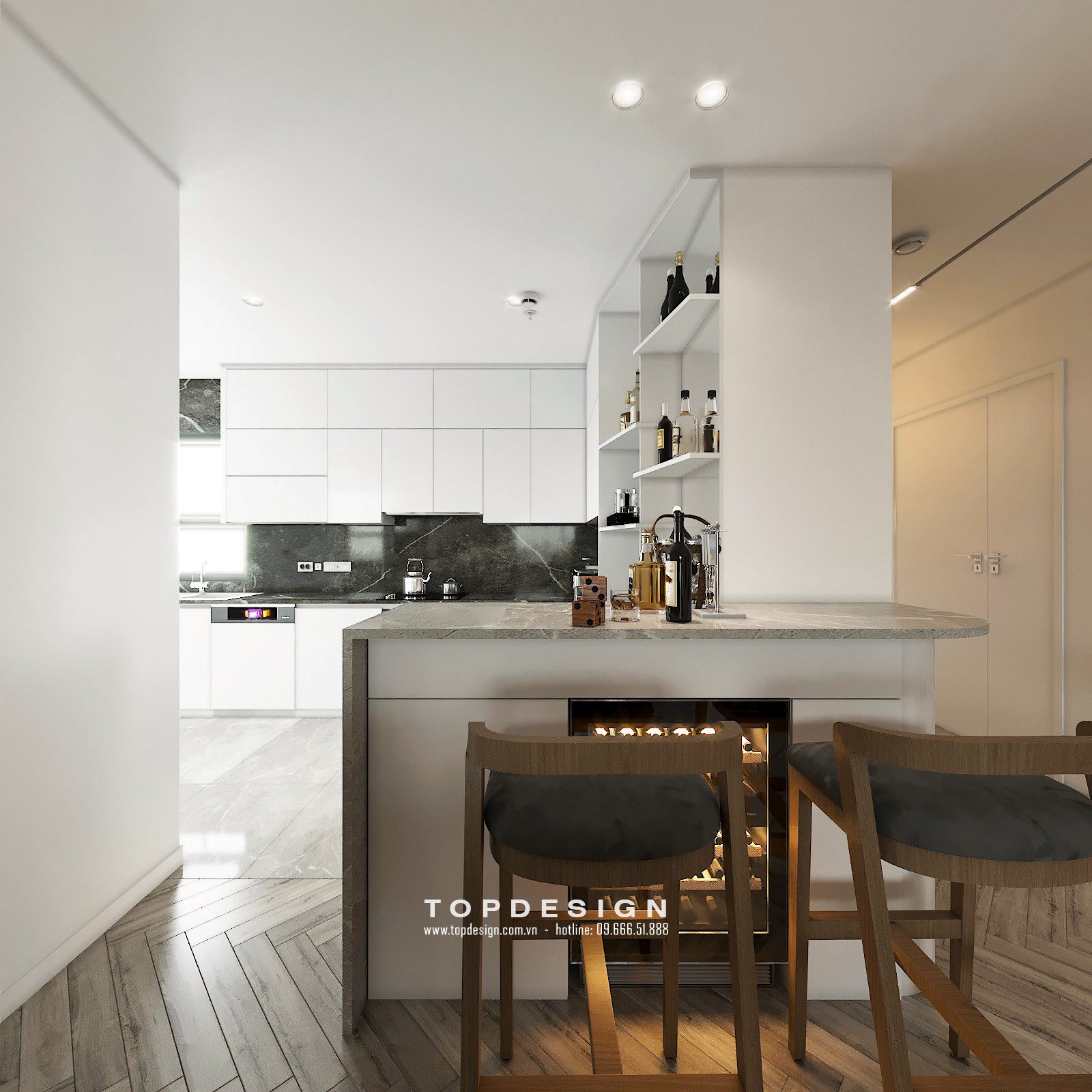 mẫu nội thất chung cư 130 m2 8