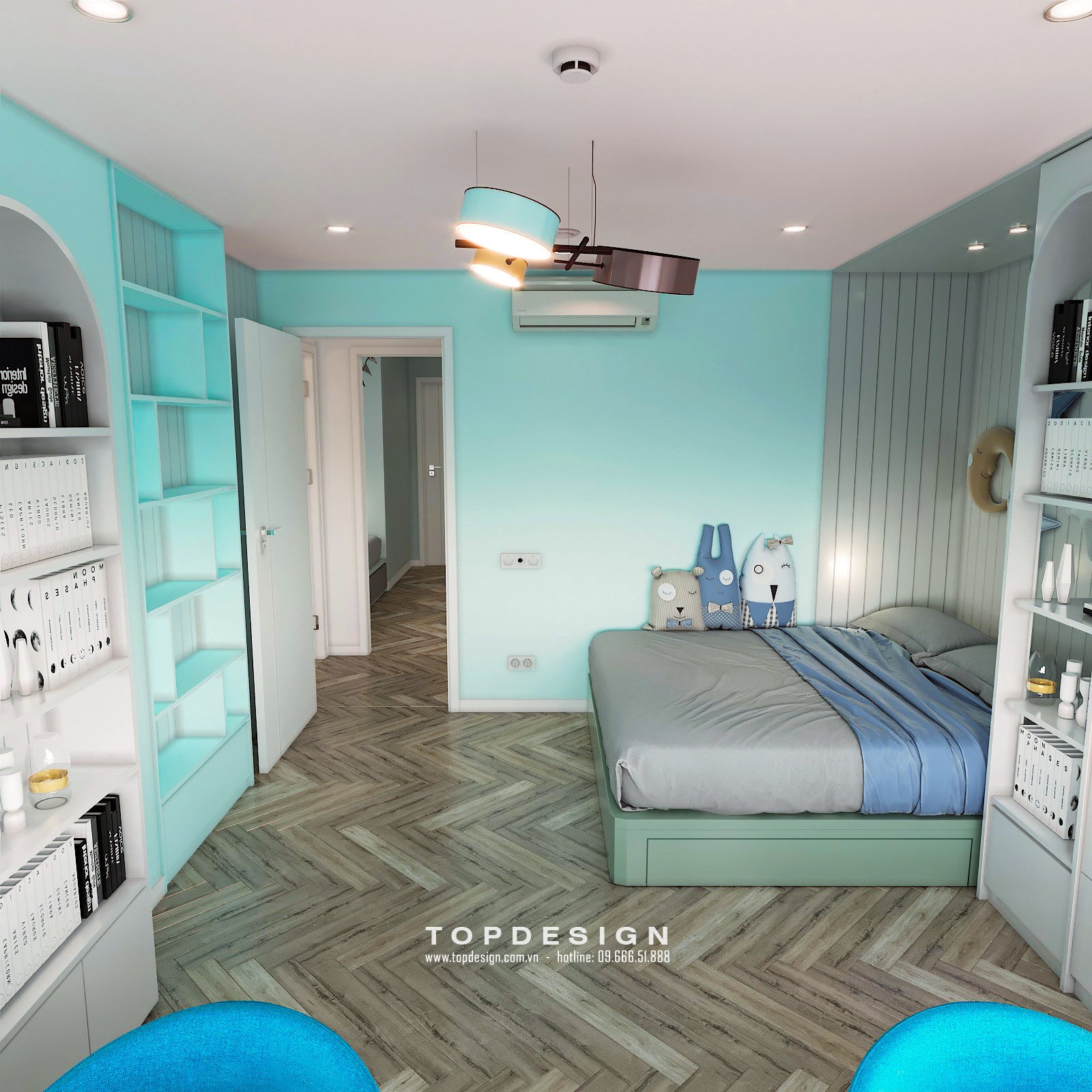 mẫu nội thất chung cư 130 m2 20