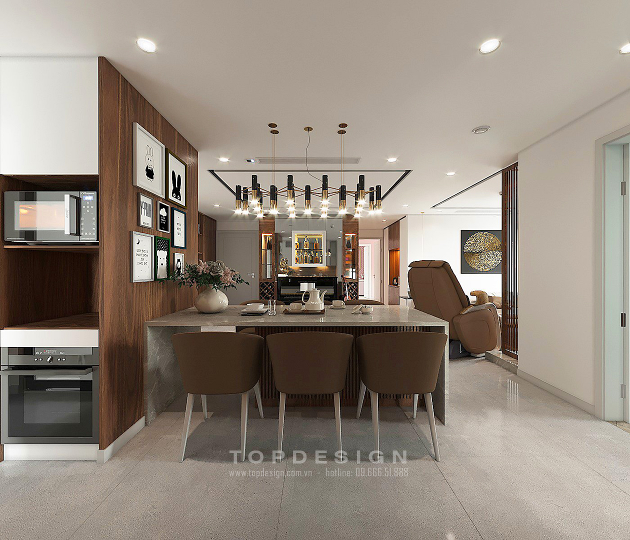 thiết kế nội thất chung cư Park Hill 2