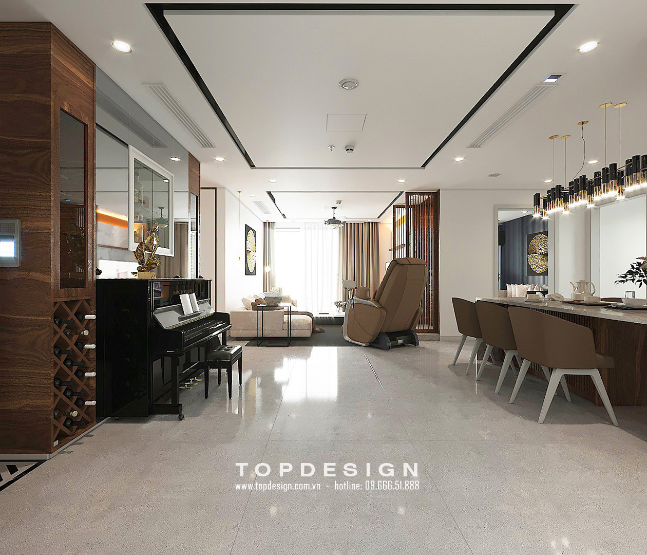 thiết kế nội thất chung cư Park Hill 5