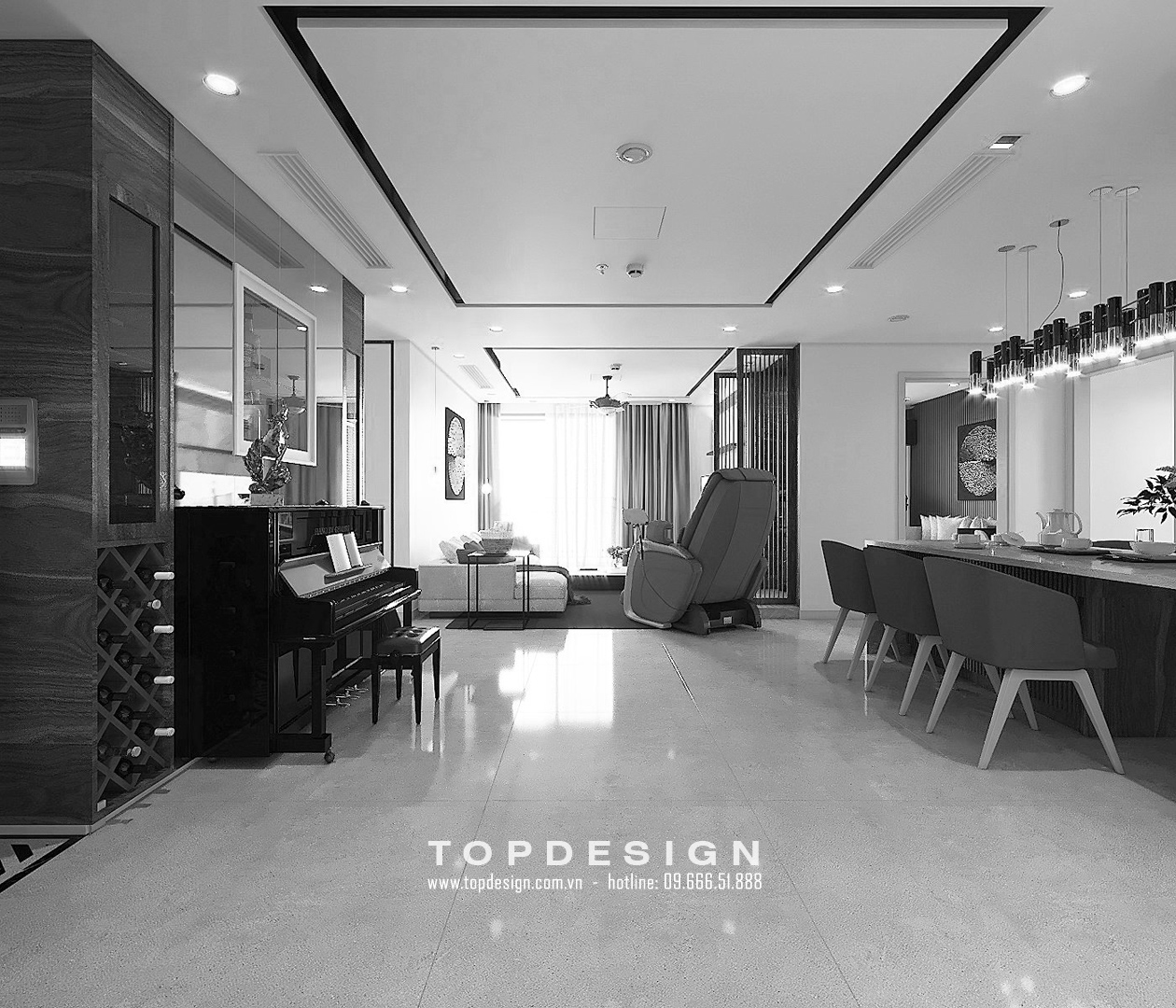 thiết kế nội thất chung cư Park Hill 6