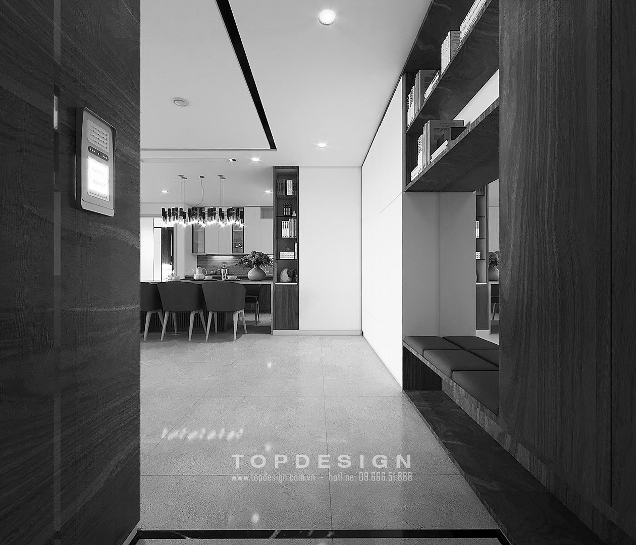 thiết kế nội thất chung cư Park Hill 14