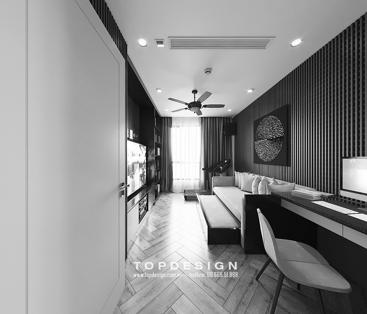 thiết kế nội thất chung cư Park Hill 18