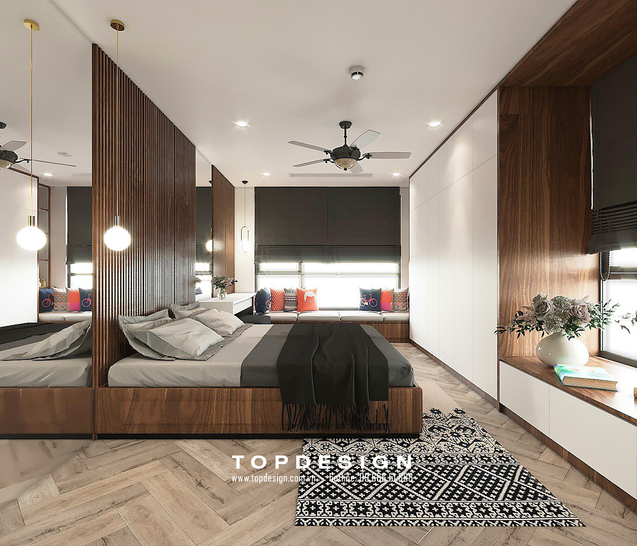 thiết kế nội thất chung cư Park Hill 21