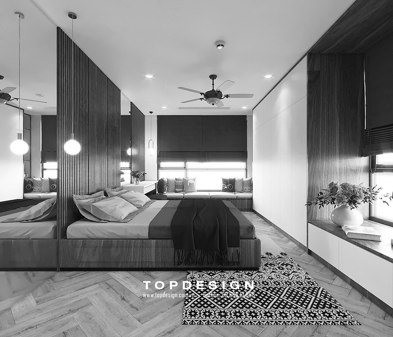 thiết kế nội thất chung cư Park Hill 22