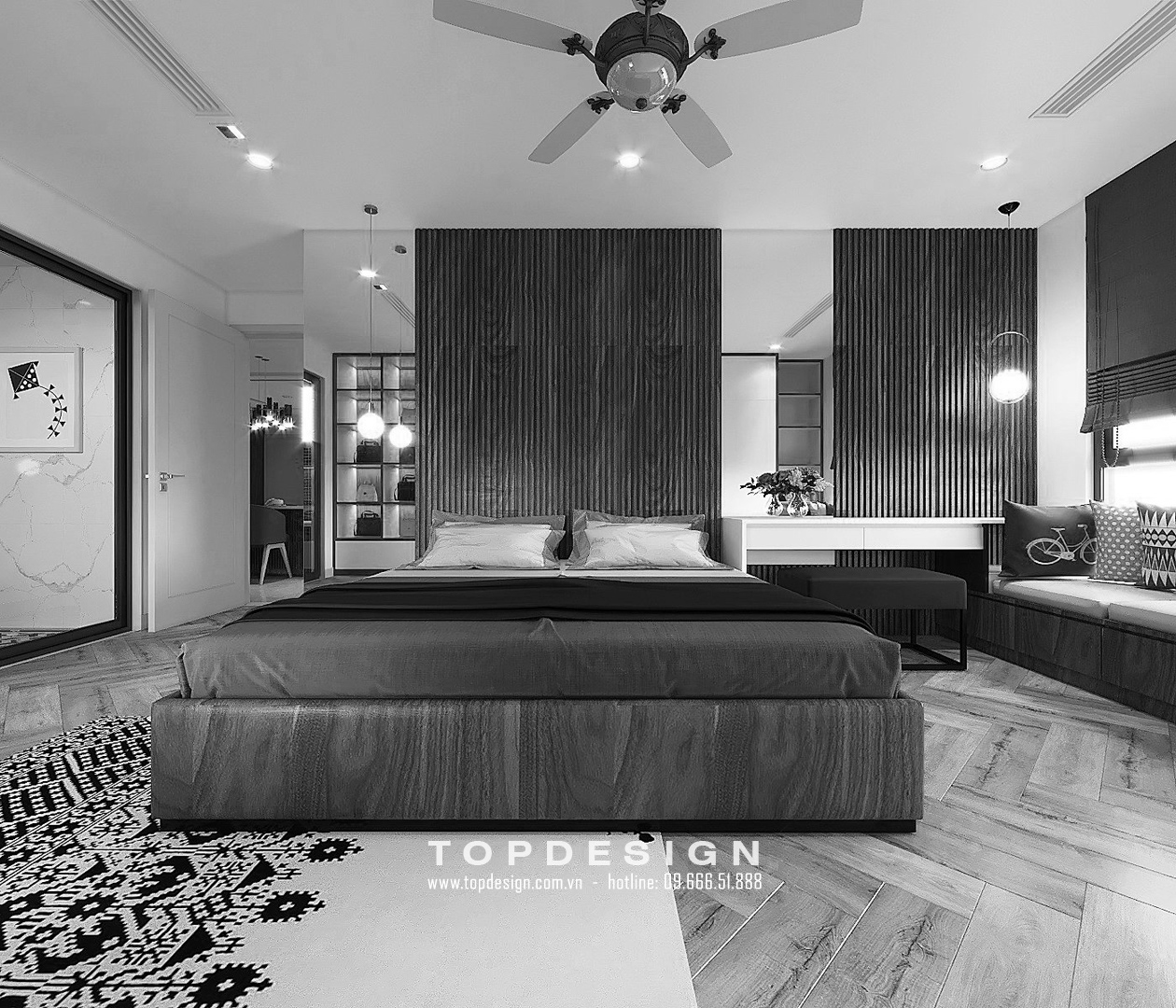 thiết kế nội thất chung cư Park Hill 23