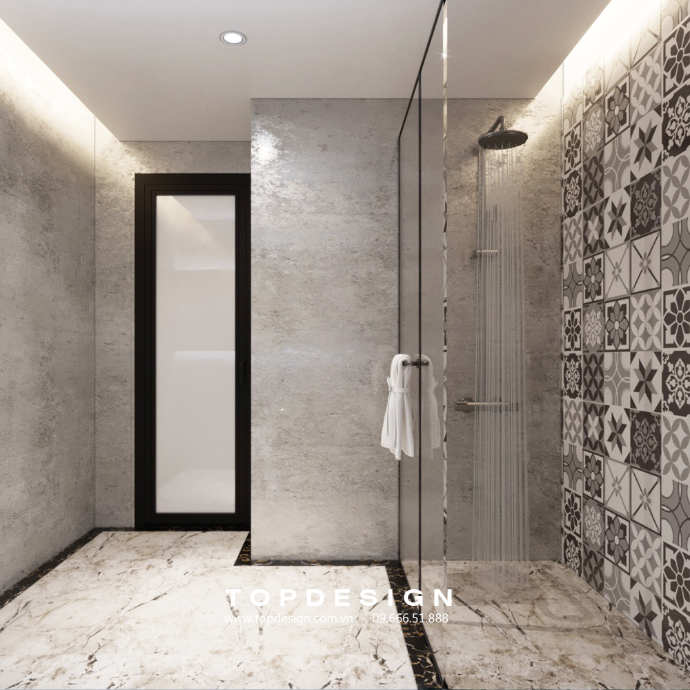 mẫu thiết kế nội thất phòng tắm 4