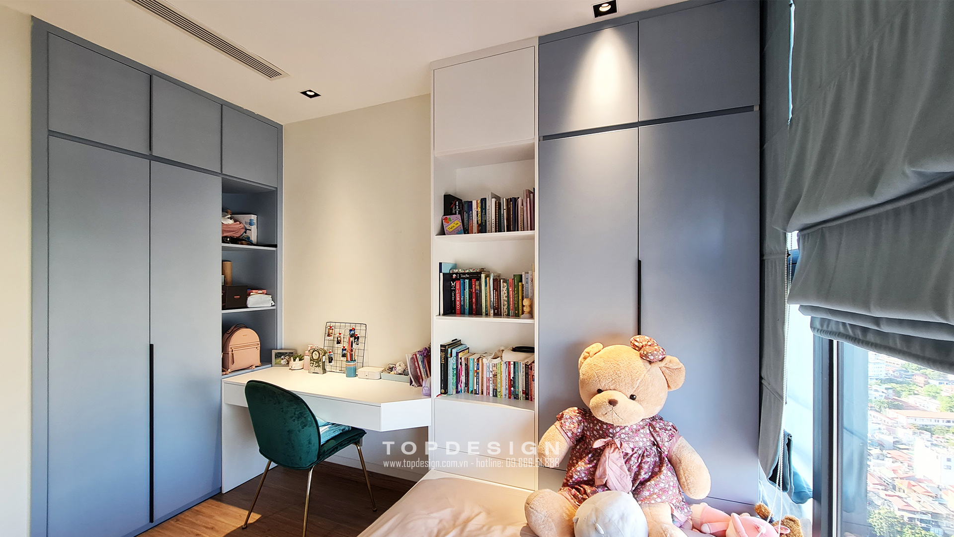 mẫu nội thất căn hộ đẹp - phòng ngủ trẻ em 4