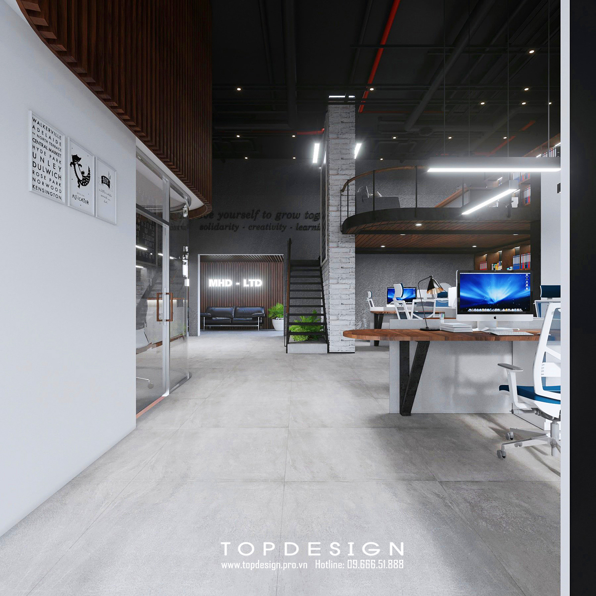 TOPDESIGN_Thiết kế nội thất văn phòng MHD_14