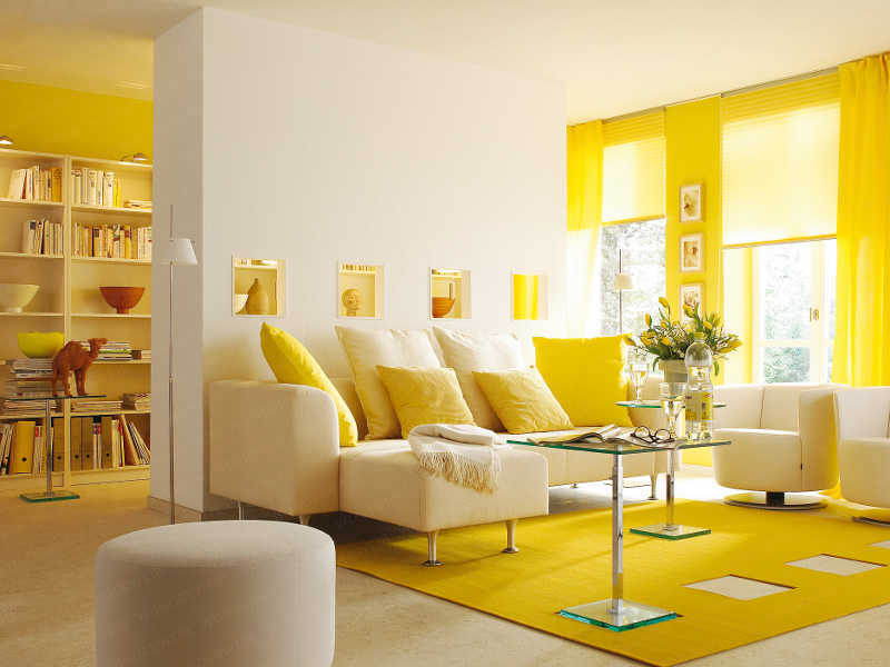 màu vàng trong thiết kế nội thất - TOPDESIGN