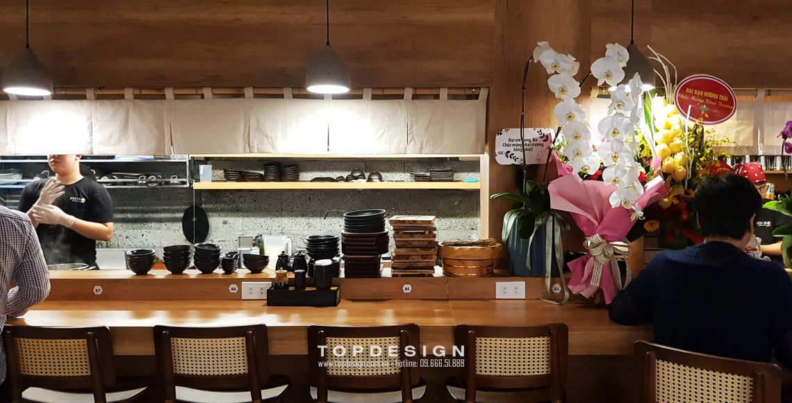 thiết kế nội thất nhà hàng Nhật Bản Tokyo Tantan Ramen 3