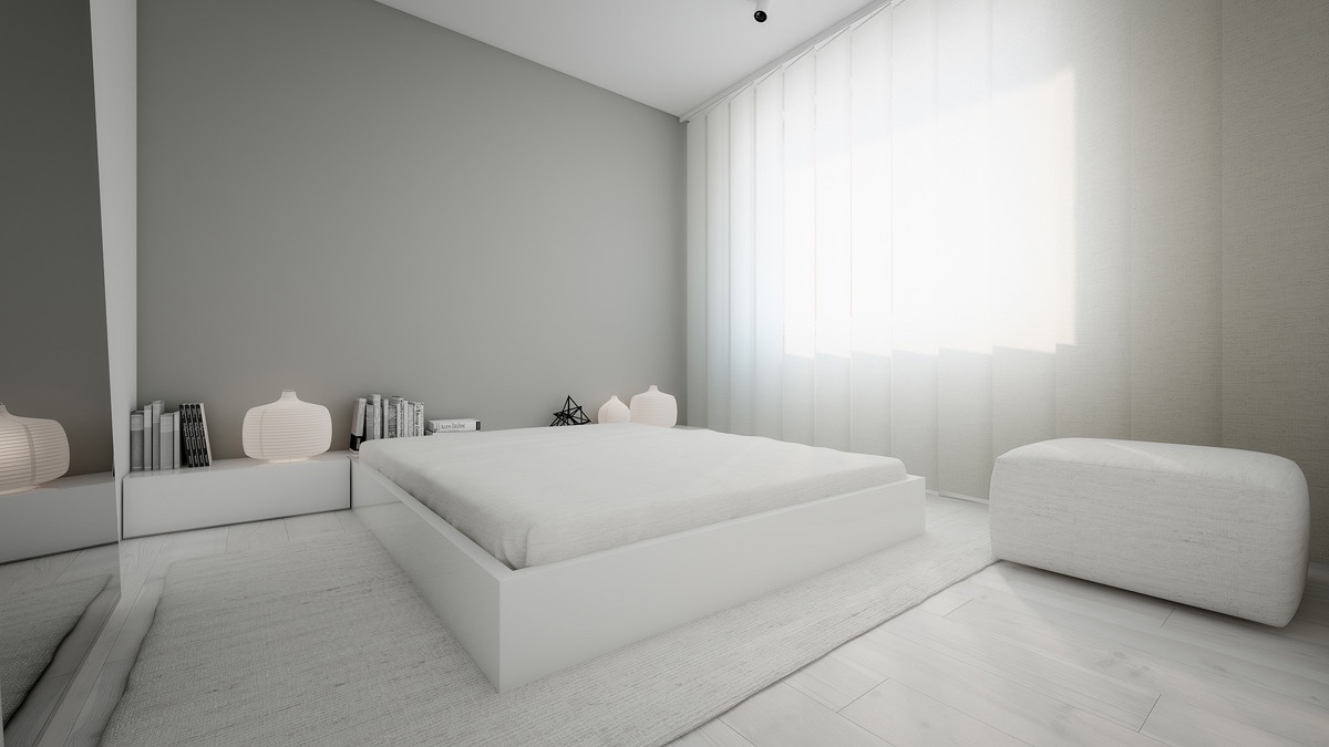 thiết kế phòng ngủ hiện đại tối giản TOPDESIGN