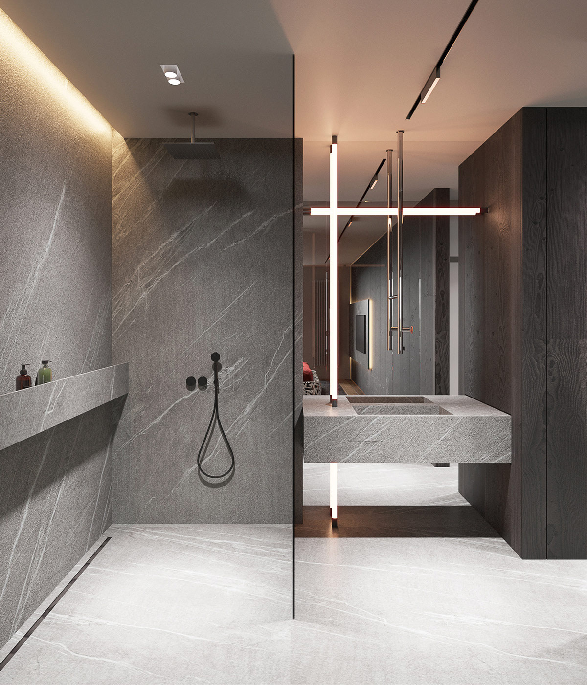 mẫu thiết kế phòng tắm cho căn hộ chung cư the Nice