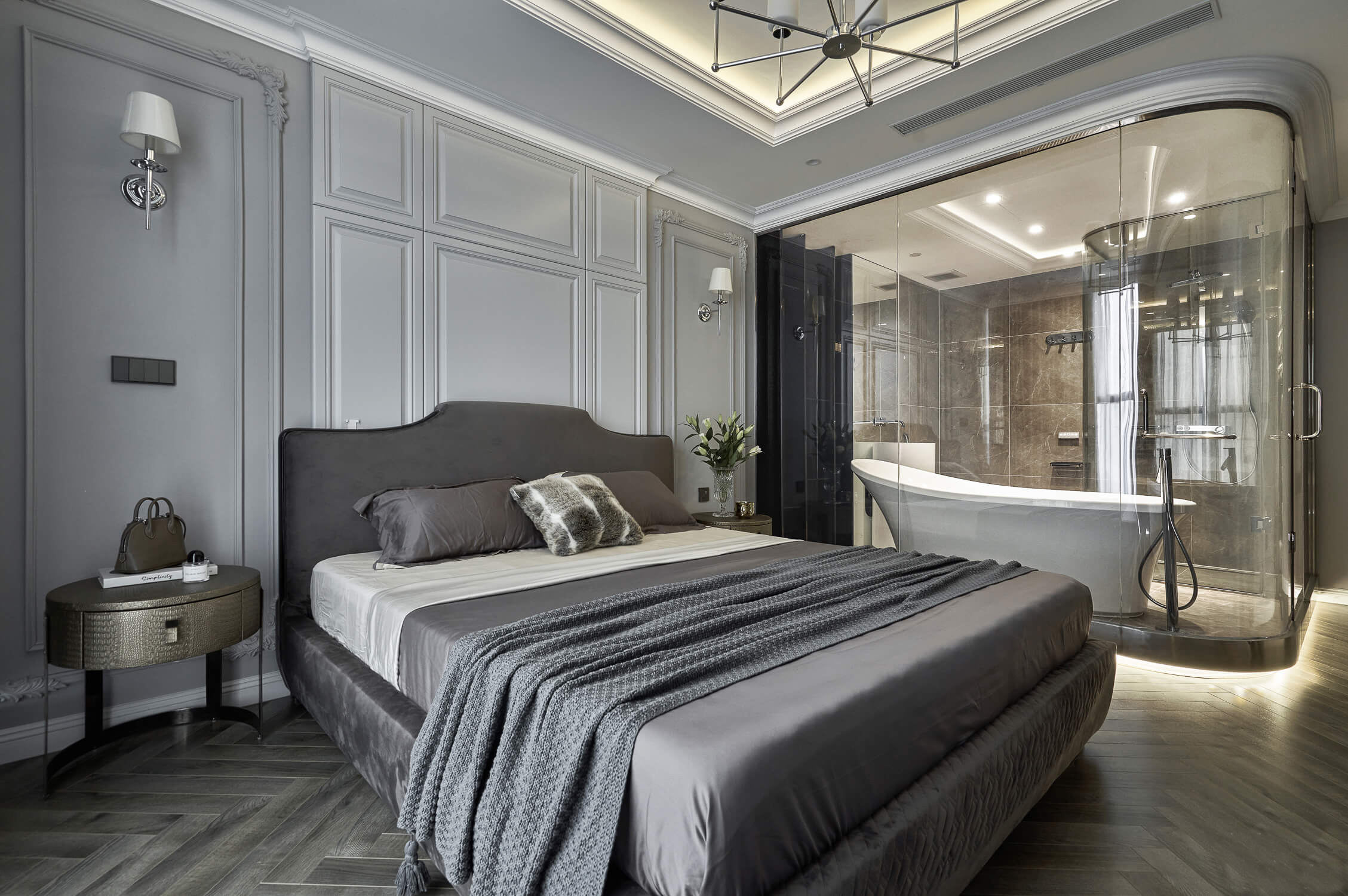 thiết kế phòng ngủ Penthouse